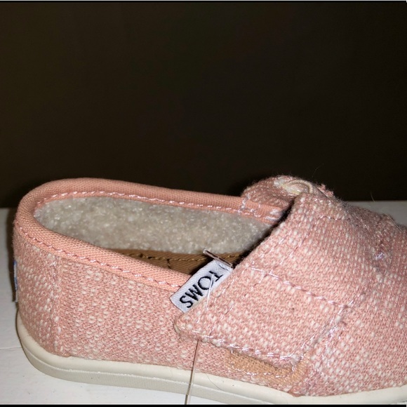 Toms Pink Flat toddler 5 - Picture 3 of 4